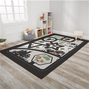 Car Map Personalized 60x96 Kids Activity Area Rug - 30362-O