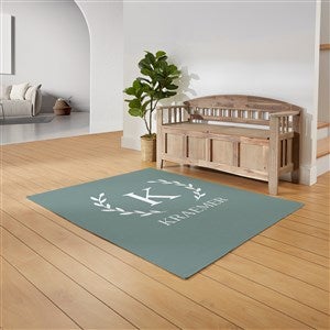 Laurel Initial Personalized 48x60 Area Rug - 30375-M