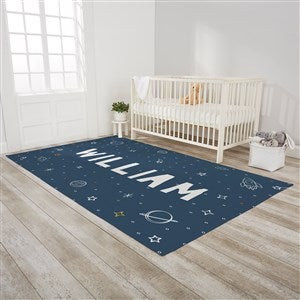 Space Personalized Nursery Area Rug - 60x96 - 30379-O