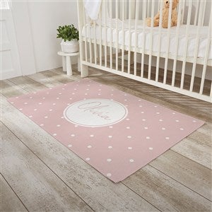 Simple & Sweet Personalized Baby Girl Nursery Area Rug - 30x48 - 30383-S