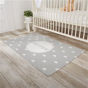 Simple and Sweet Personalized Nursery Area Rug- 2.5’ x 4’ - 30384-S