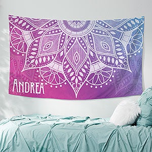 Mandala Personalized 35x60 Wall Tapestry - 30391