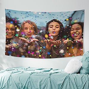Photo Upload Personalized 35x60 Wall Tapestry - Horizontal - 30396-H