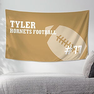 Football Personalized 35x60 Wall Tapestry - 30408