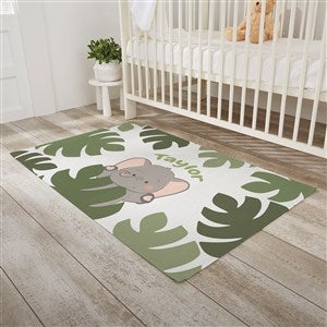 Jolly Jungle Personalized Nursery Area Rug- 2.5’ x 4’ - 30413-S