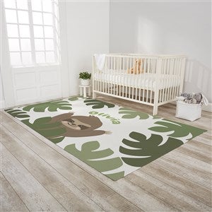 Jolly Jungle Personalized Nursery Area Rug - 60x96 - 30413-O