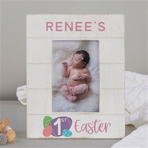 Babys First Easter Personalized Shiplap Frame - 4x6 Vertical - 30420-4x6V