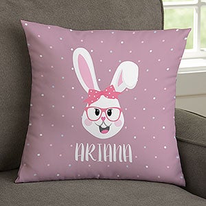 Build Your Own Bunny Personalized Easter 14 Throw Pillow - 30480-S