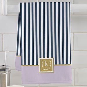 Classy Monogram Personalized Hand Towel - 30482