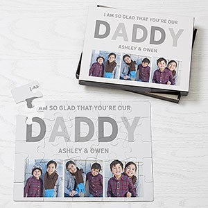 Glad You Are Our Dad Personalized 25 Pc Photo Puzzle - 30662-25H