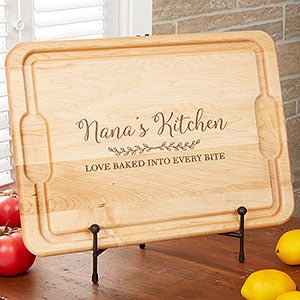Recipe for a Special Grandma Personalized Hardwood Cutting Board- 12x17 - 30750
