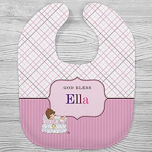 Precious Moments Christening Baby Bib - 30770-B