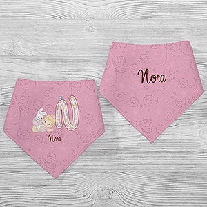 Precious Moments® Personalized Bandana Bibs - Set of 2 - 30773-BB