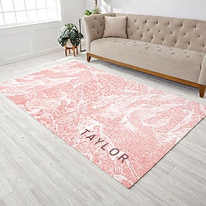 Mountains Pattern Personalized Area Rug 60x96 - 30787-O