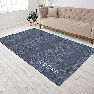 Pineapple Pattern Personalized Area Rug 60x96 - 30788-O