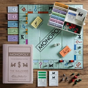 Monopoly® Personalized Logo Vintage Bookshelf Edition Board Game - 30795