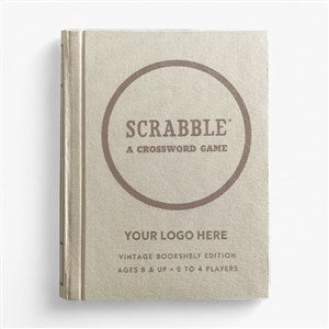 Scrabble® Personalized Logo Vintage Bookshelf Edition Board Game - 30796