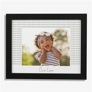 Family Names Personalized Horizontal Framed Print - 11x14 - 30804H-11x14