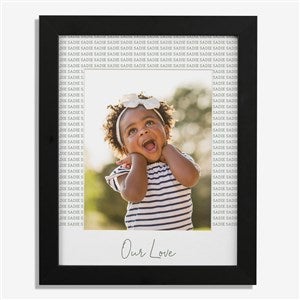 Family Names Personalized Vertical Framed Print - 11x14 - 30804V-11x14