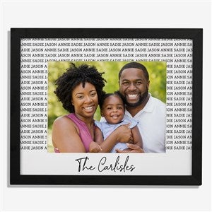 Family Names Personalized Horizontal Framed Print - 16x20 - 30804H-16x20