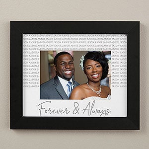 Family Names Personalized Horizontal Framed Print - 8x10 - 30804H-8x10