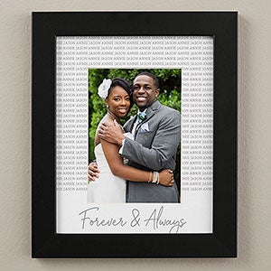 Family Names Personalized Vertical Framed Print - 8x10 - 30804V-8x10
