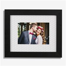 Write Your Own Personalized Matted Frame - 8x10 Horizontal - 30805H-8x10
