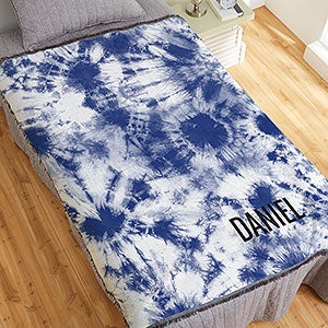 Bold Tie Dye Personalized 56x60 Woven Throw - 30841-A