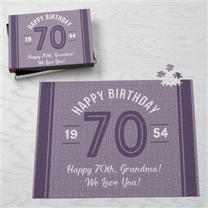 Modern Birthday Personalized Puzzle - 500 Pieces - 30845-500