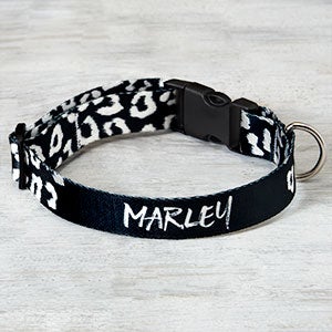 Leopard Personalized Dog Collar - Large/X-Large - 30873-L
