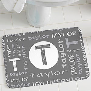 Youthful Name Personalized Foam Bath Mat - 30989