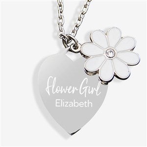 Flower Girl Personalized Necklace - 31008