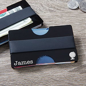 Choose Your Icon Personalized Metal Wallet - 31015