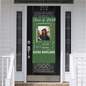 All About The Grad Personalized Photo Door Banner - 31065
