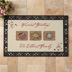Personalized Sea Shell Doormat - 20x35 - 3109-M