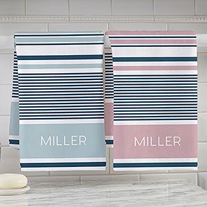 Turkish Stripes Personalized Hand Towel - 31098
