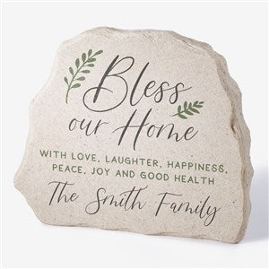 Bless Our Home Personalized Standing Garden Stone - 31126