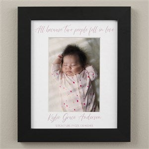 New Baby Personalized Matted Frame - 8x10 Vertical - 31155V-8x10