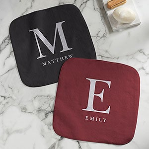 Chic Monogram Personalized Washcloth - 31165