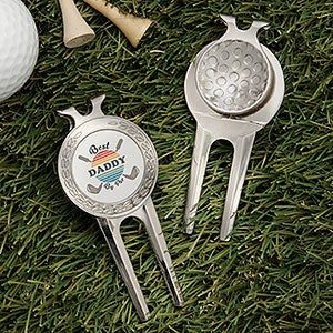 Best Dad By Par Personalized Divot Tool, Ball Marker & Clip - 31203