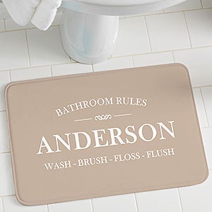 Family Market Personalized Foam Bath Mat - 31242