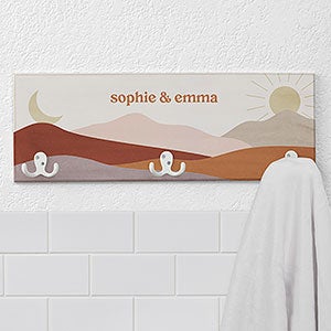 Boho Landscape Personalized Towel Hook - 31256