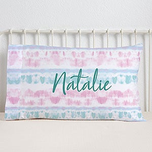 Pastel Tie Dye Personalized 20 x 40 King Pillowcase - 31300-K