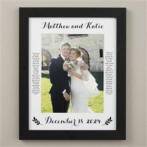 Wedding Vows Personalized Vertical Matted Frame 11x14 - 31315V-11x14