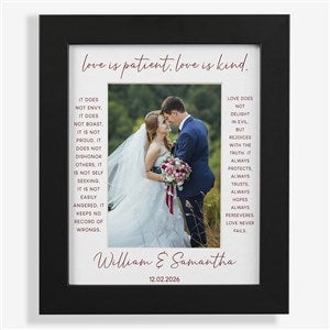 Love Is Patient Personalized Vertical Matted Frame - 8x10 - 31316V-8x10
