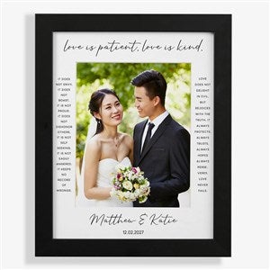 Love Is Patient Personalized Vertical Matted Frame - 11x14 - 31316V-11x14