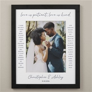 Love Is Patient Personalized Vertical Matted Frame 16x20 - 31316V-16x20