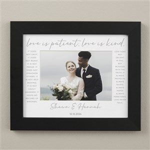 Love Is Patient Personalized Horizontal Matted Frame 8x10 - 31316H-8x10