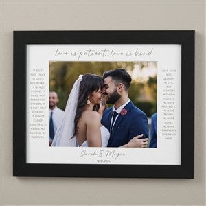 Love Is Patient Personalized Horizontal Matted Frame 11x14 - 31316H-11x14