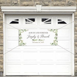 Laurels of Love Personalized Wedding Banner - 20x48 - 31319-S